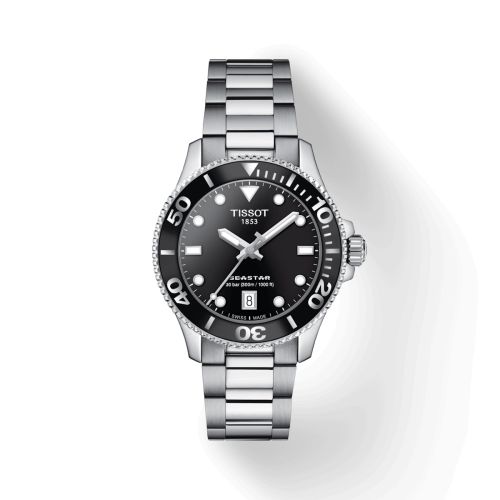 Tissot Seastar 1000 36 Quartz Stainless Steel / Black / Bracelet